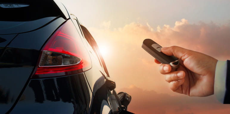 Car alarm system installation placeholder